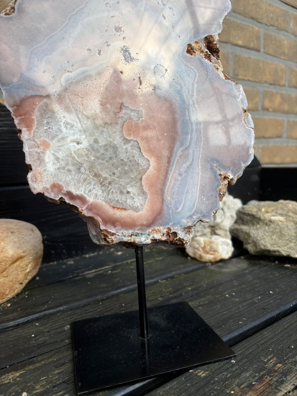 Roze amethist slab