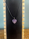Ketting amethist hartje