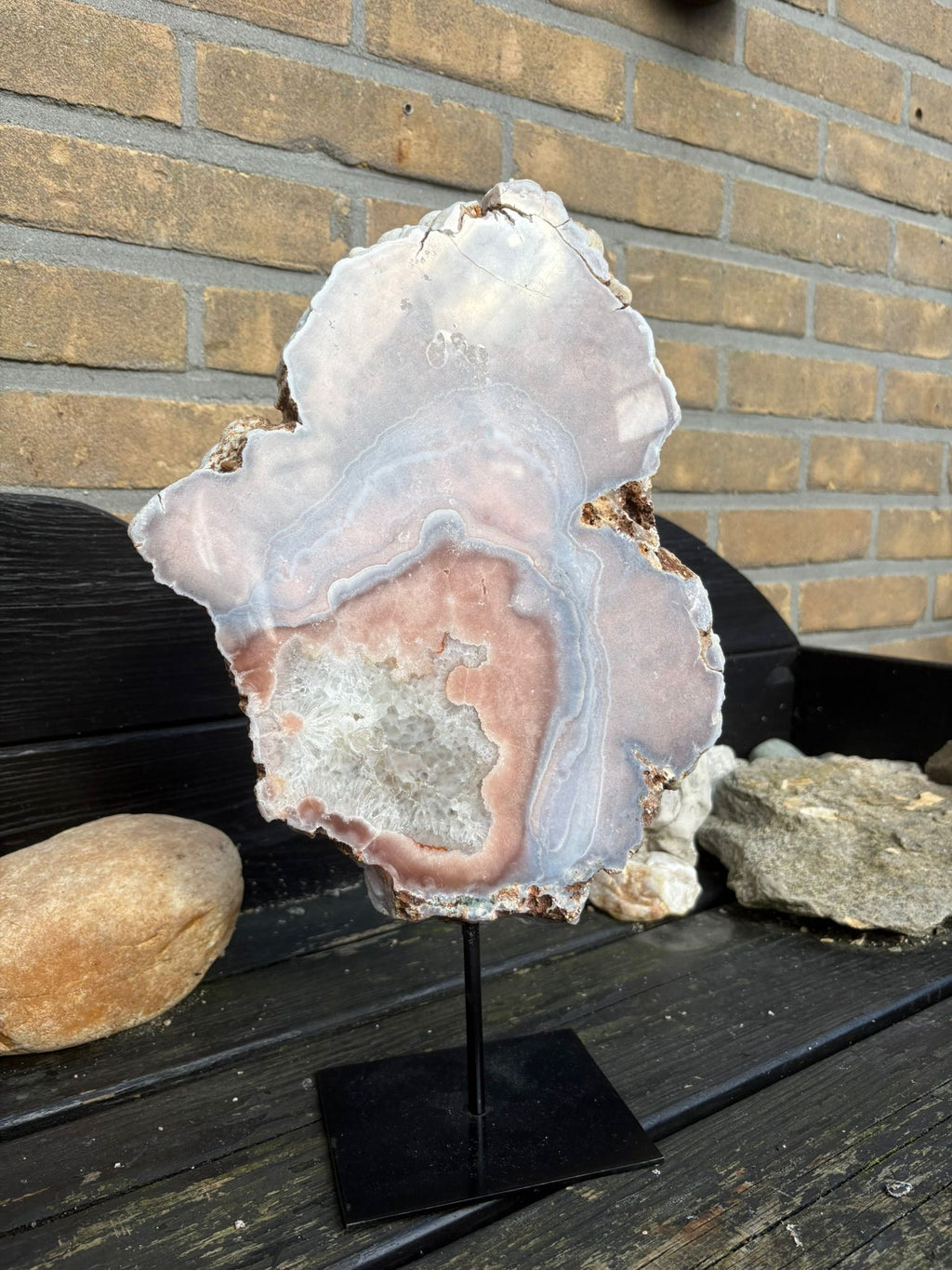 Roze amethist slab