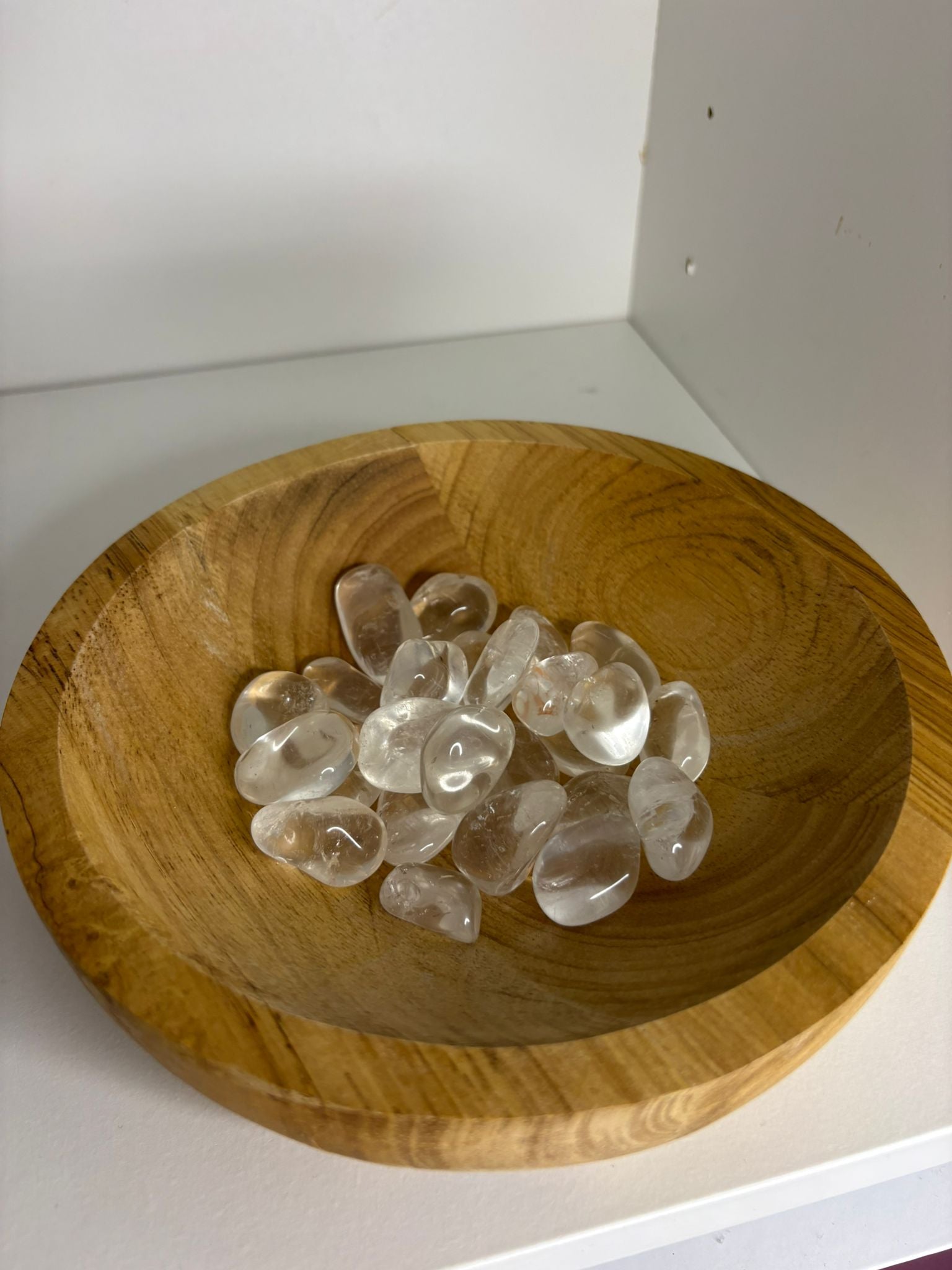 Bergkristal trommelsteen